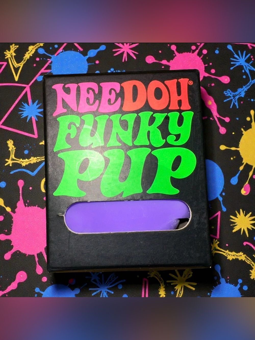Authentic Purple Needoh Funky Pup by Schylling